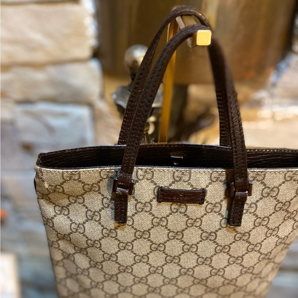 Gucci Beige and Dark Brown Women's Tote Bag ( 2 pieces) - Picture 1 of 10